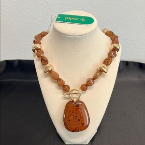 Piper K | Amber Style Statement Necklace